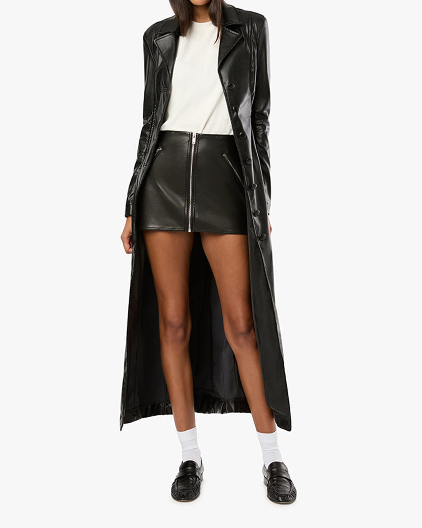 Slim Vegan Leather Jacket