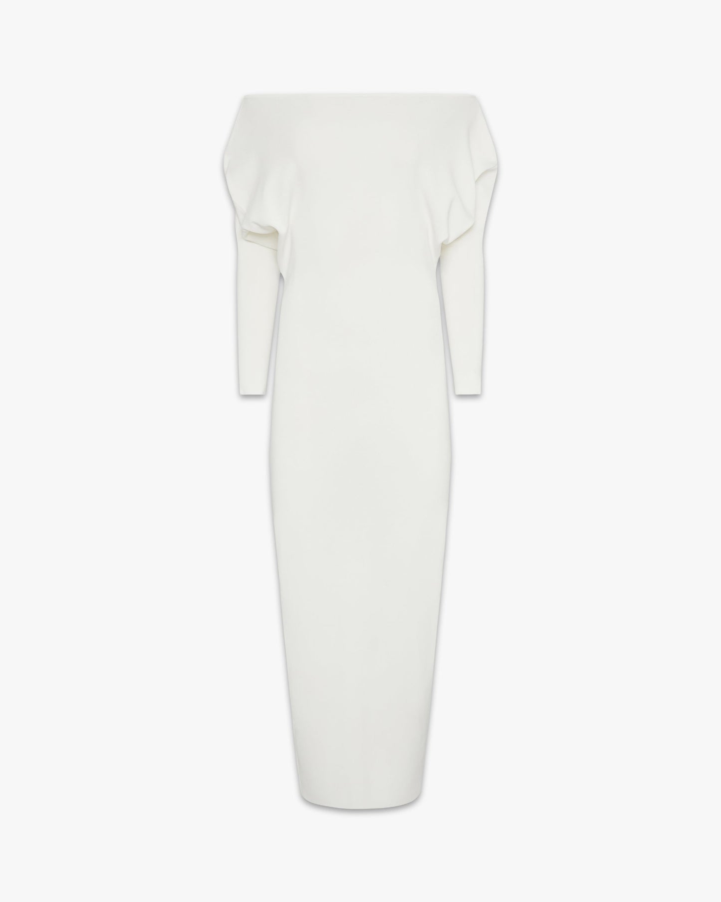 Off Shoulder Sweater Midi Dress