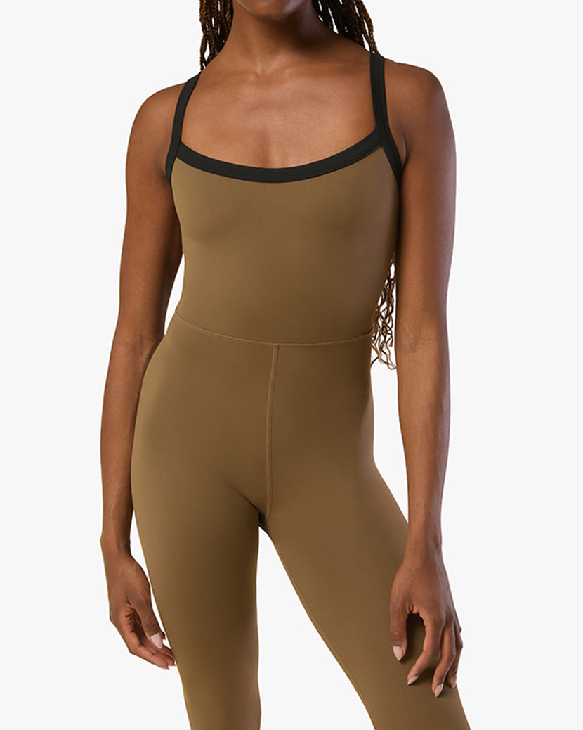 Contrast Strap Jumpsuit