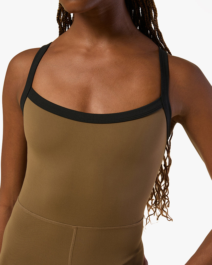 Contrast Strap Jumpsuit