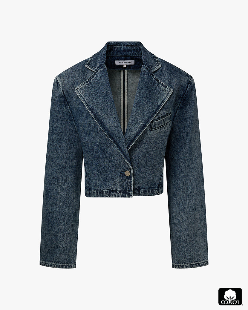 Cropped Blazer Jacket