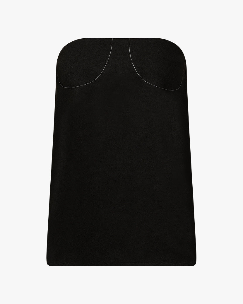 Strapless A-line Top