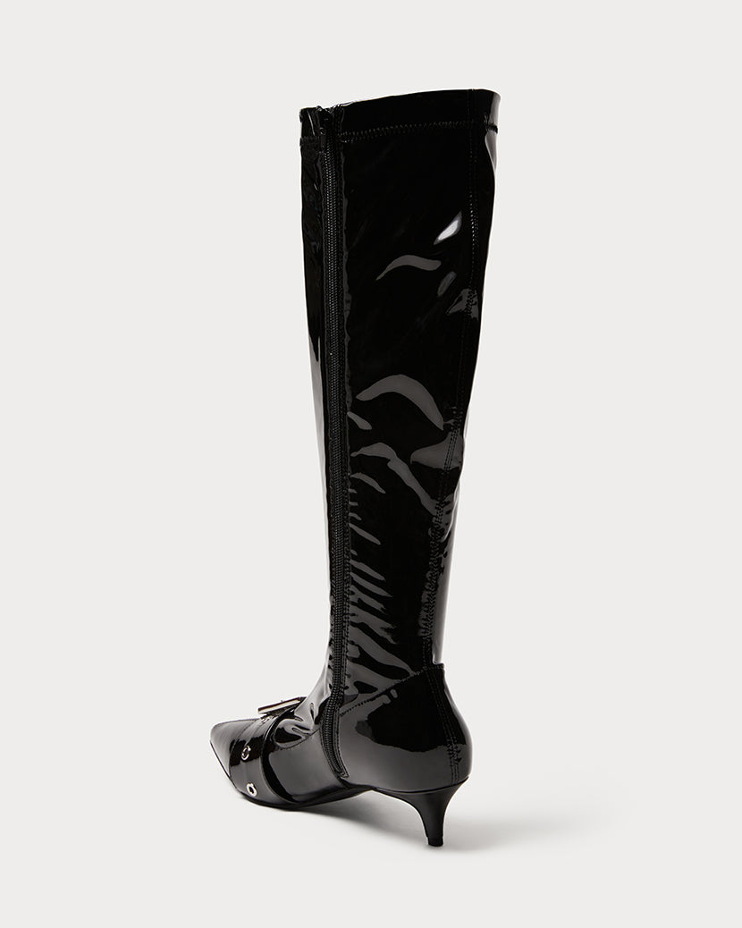 Knee High Buckle Boot