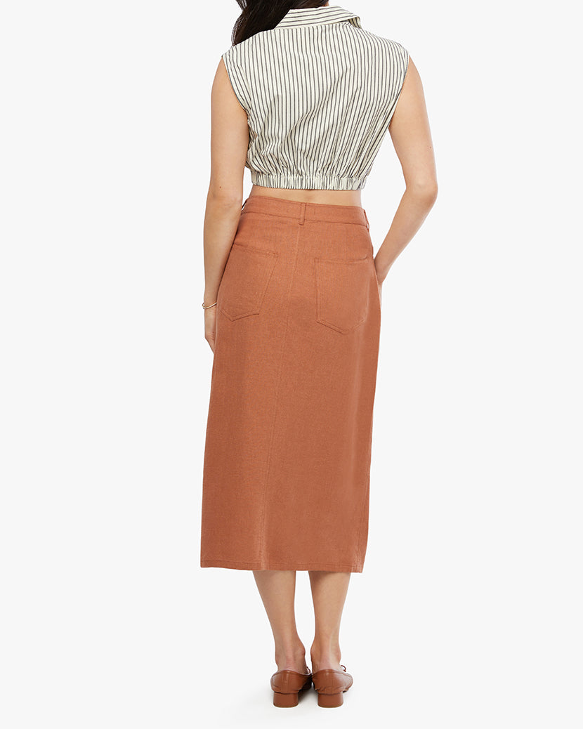 Front Slit Skirt