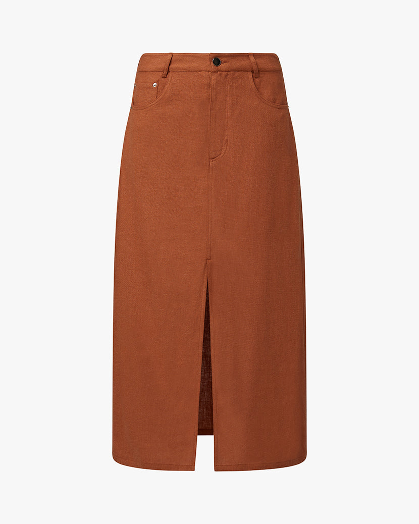 Front Slit Skirt