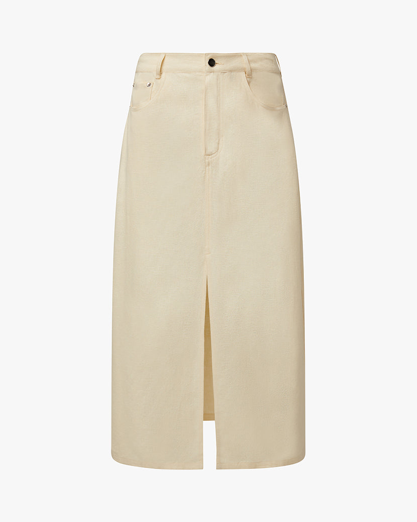 Front Slit Skirt