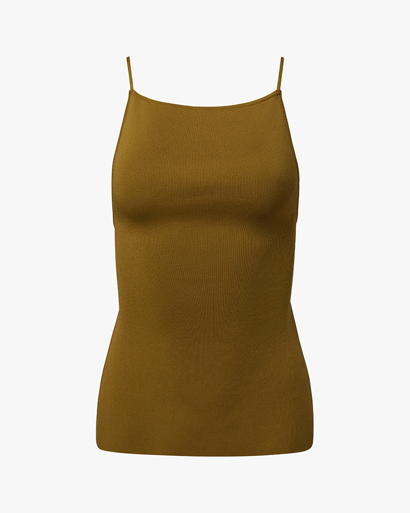 High Straight Neck Top