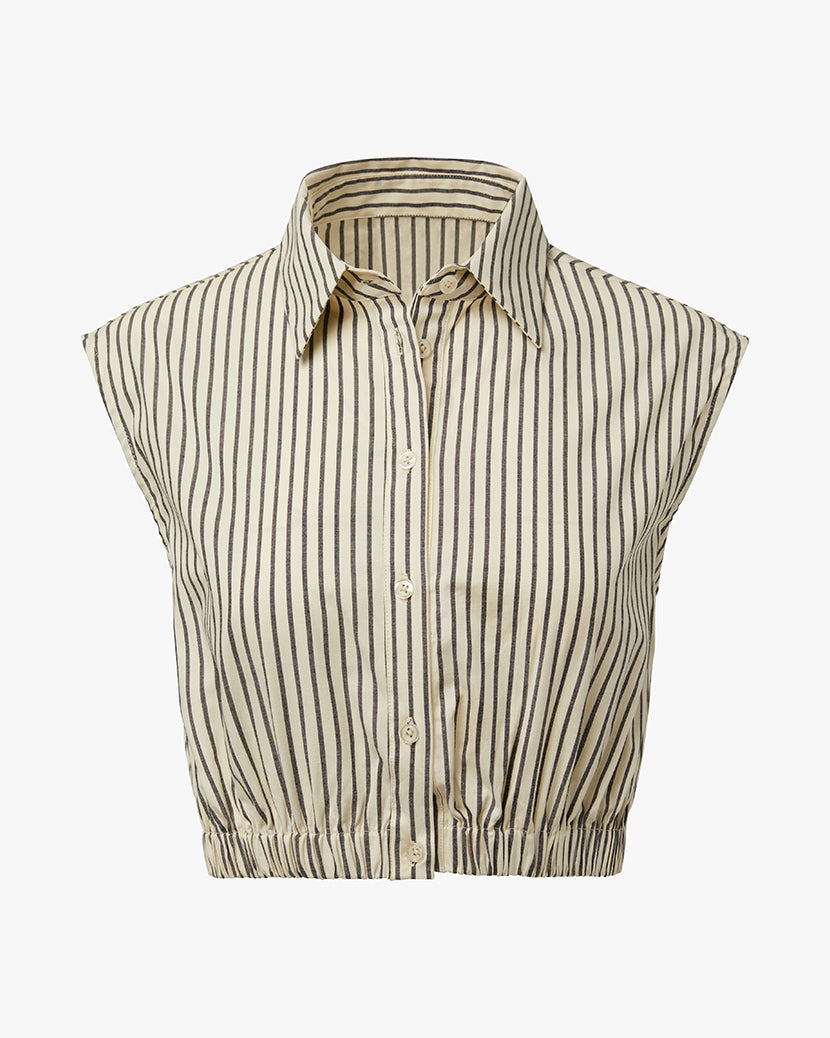 Sleeveless Popover Shirt