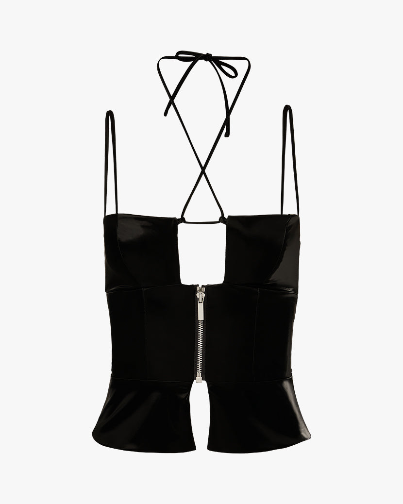 Peplum Corset Top