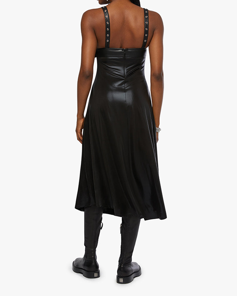 Belt Bodice Midi Dress