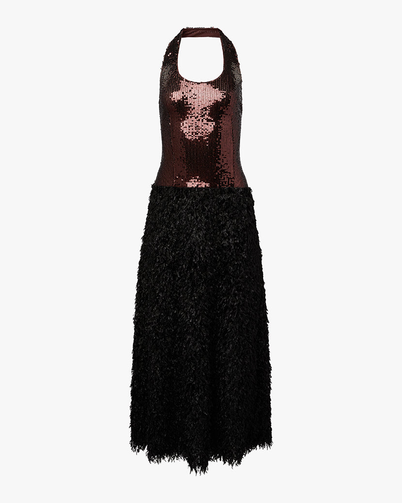 Halter Midi Dress