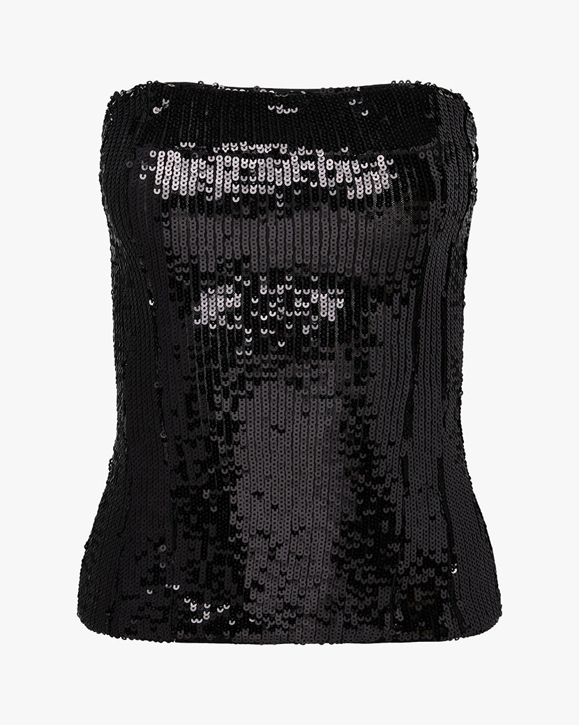 Sequin Corset Top