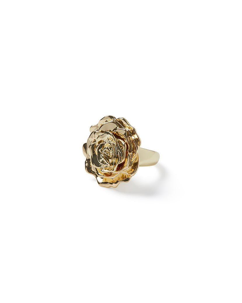 Gold Rose Ring