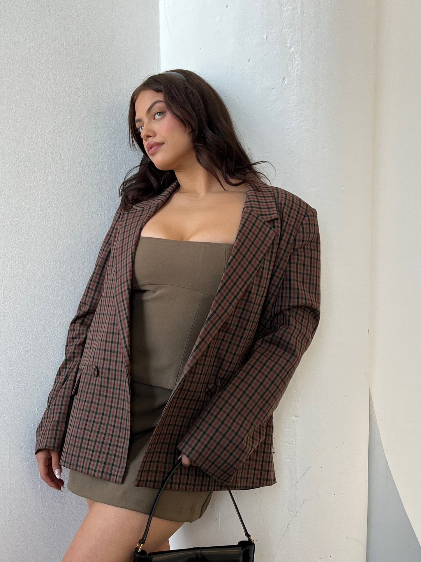 Double Breasted Boxy Blazer