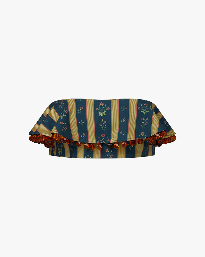 Ruffle Bandeau Top