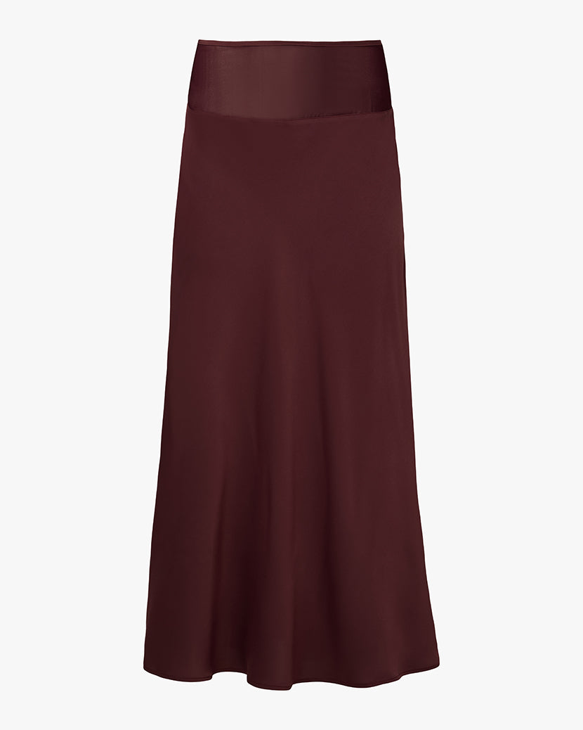 Midi Chiffon Cutout Skirt