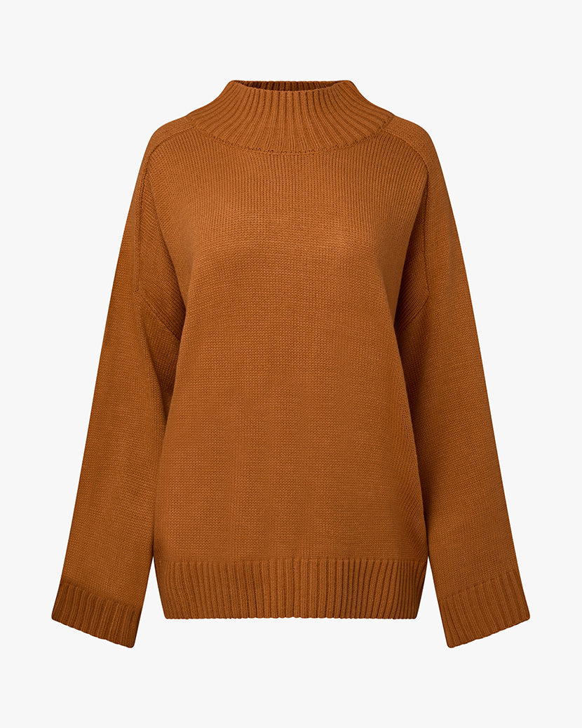 Oversized Funnel Neck Sweater