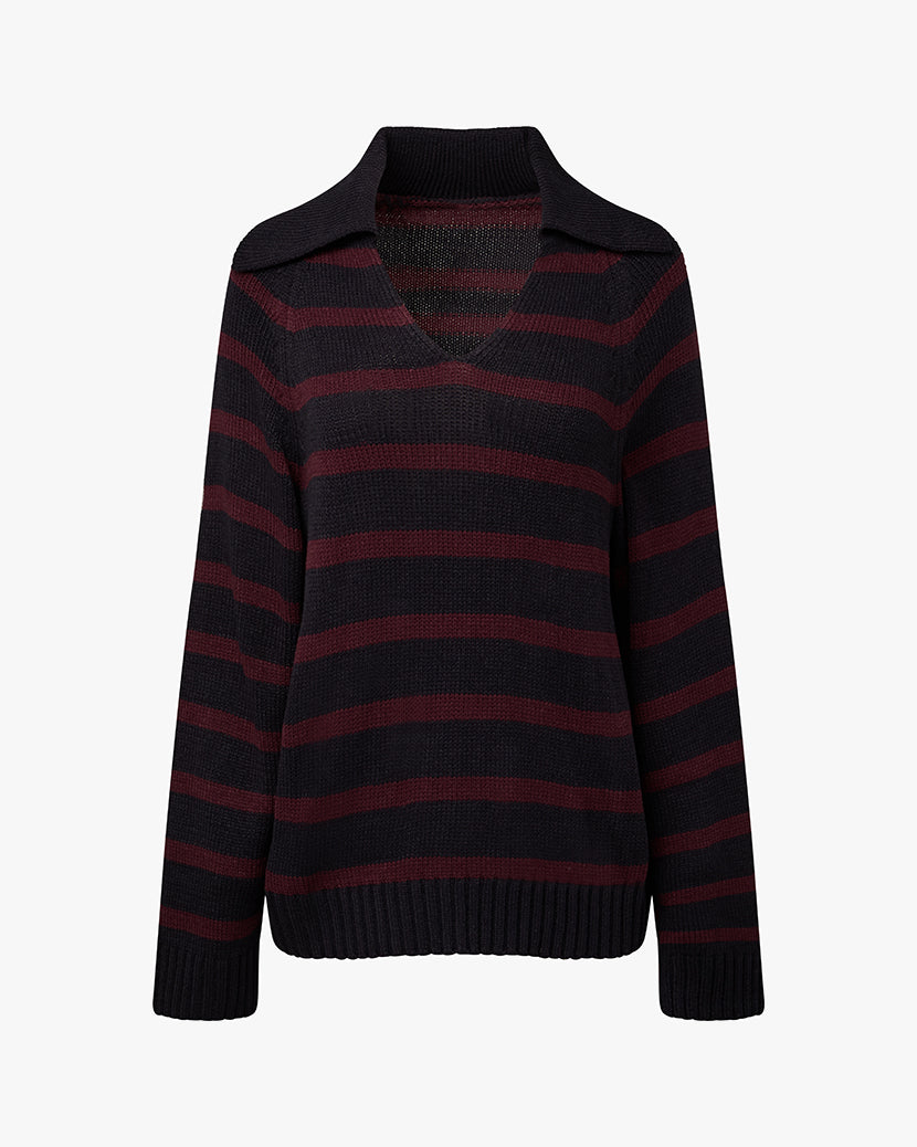 Collar V Neck Sweater