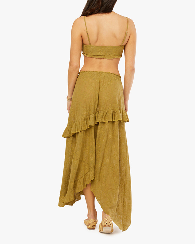 Lace Ruffle Skirt