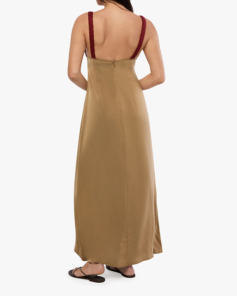 Crochet Top Maxi Dress