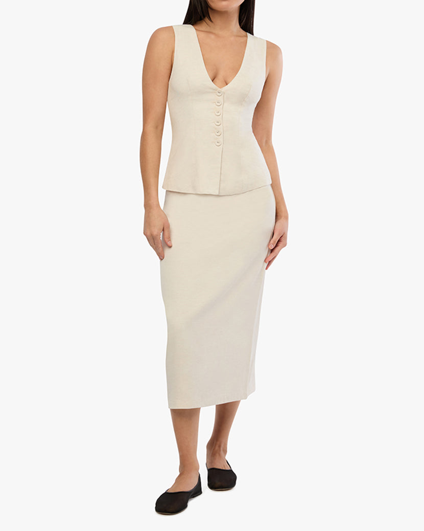 A-line Midi Skirt