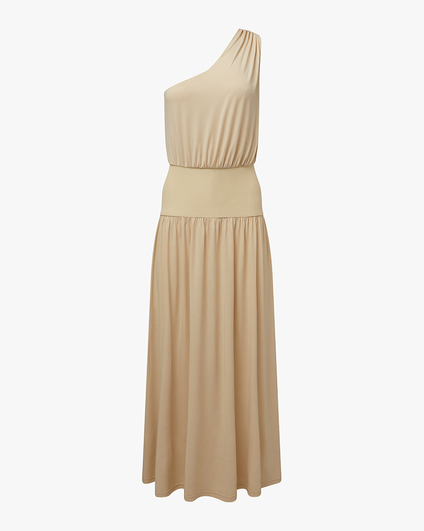 One Shoulder Maxi Dress