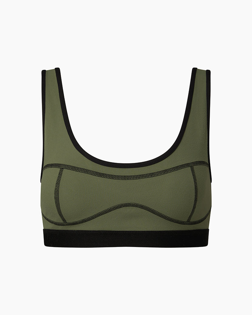 Scoop Neck Silhouette Bra