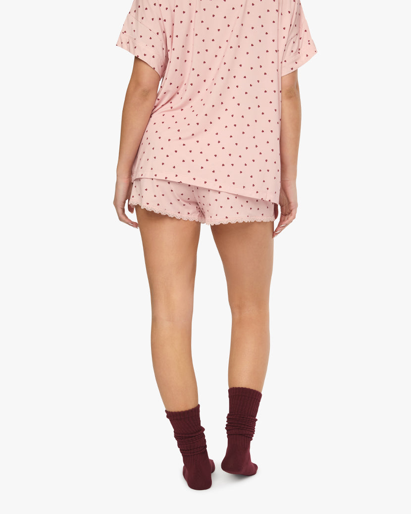 Lace Trim Sleep Short