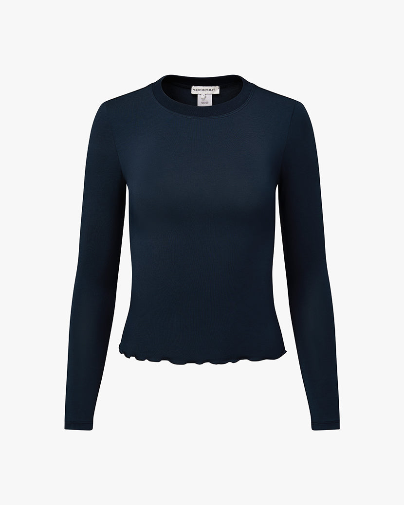 Long Sleeve Crewneck Top