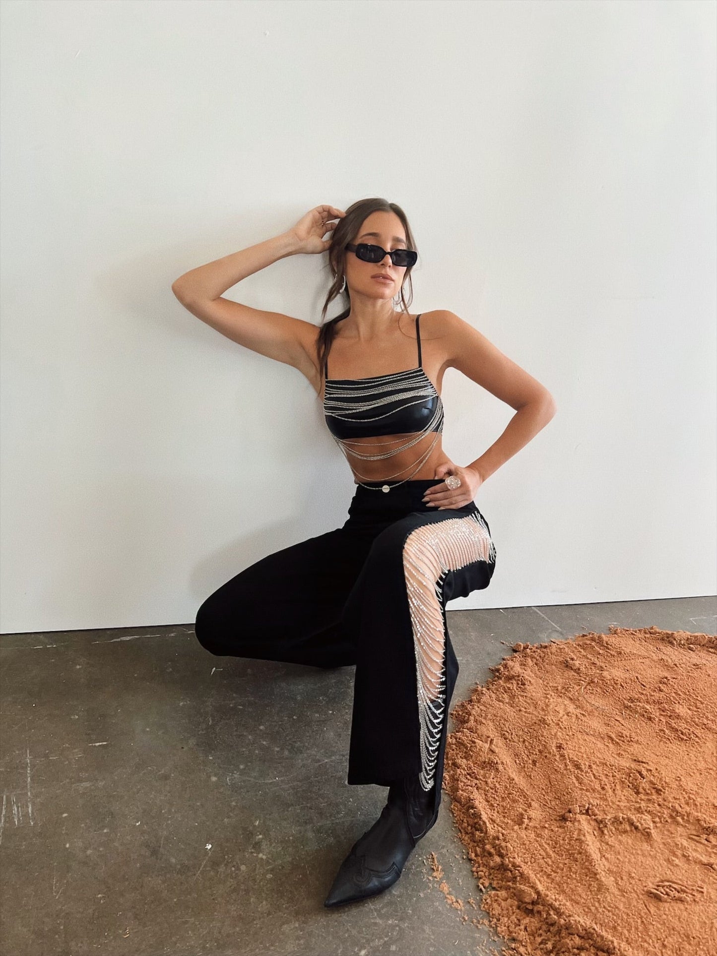 Chain Bandeau Top