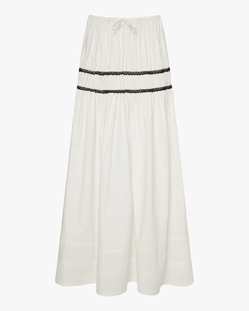 Tiered Midi Skirt