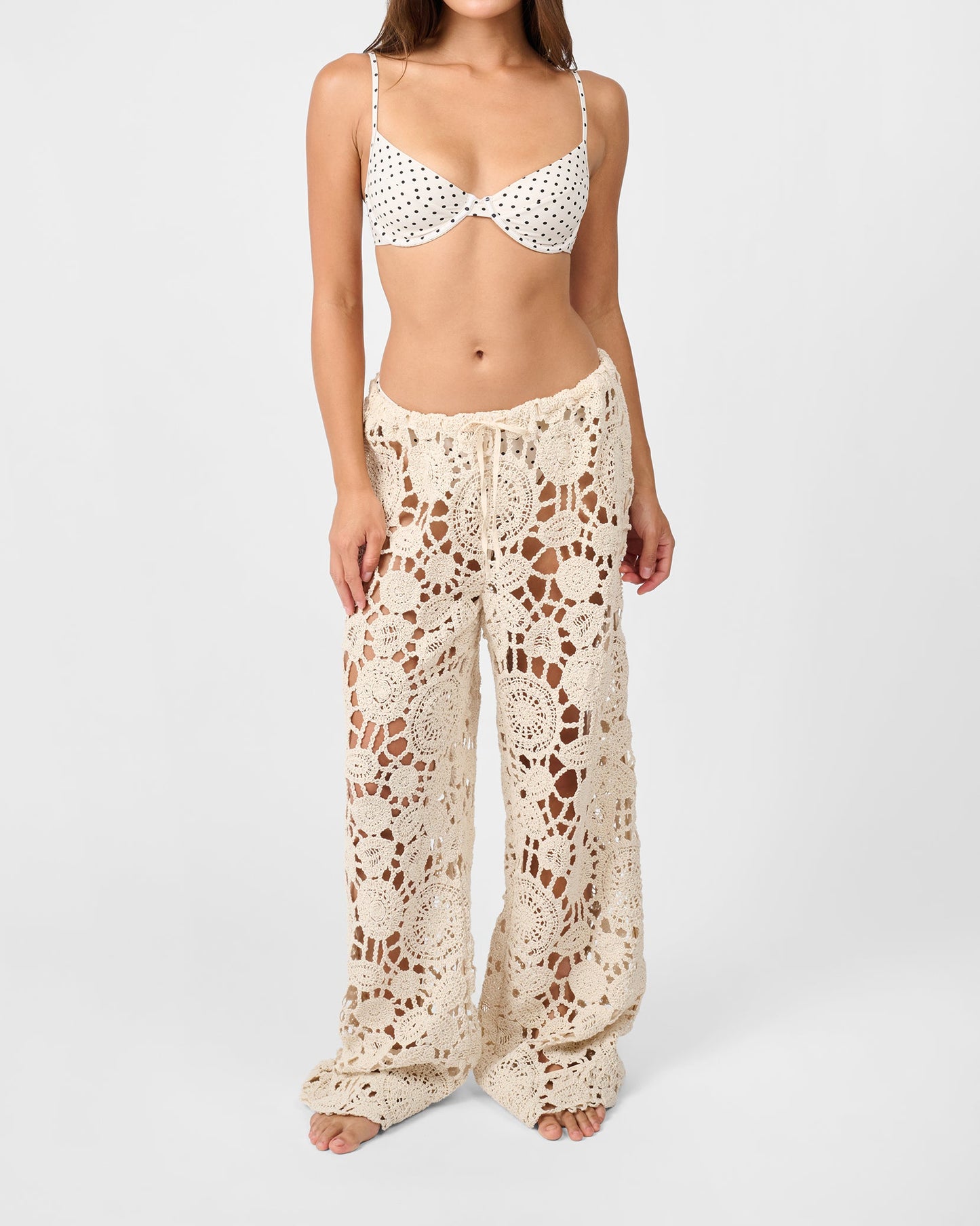 Pull On Crochet Pant