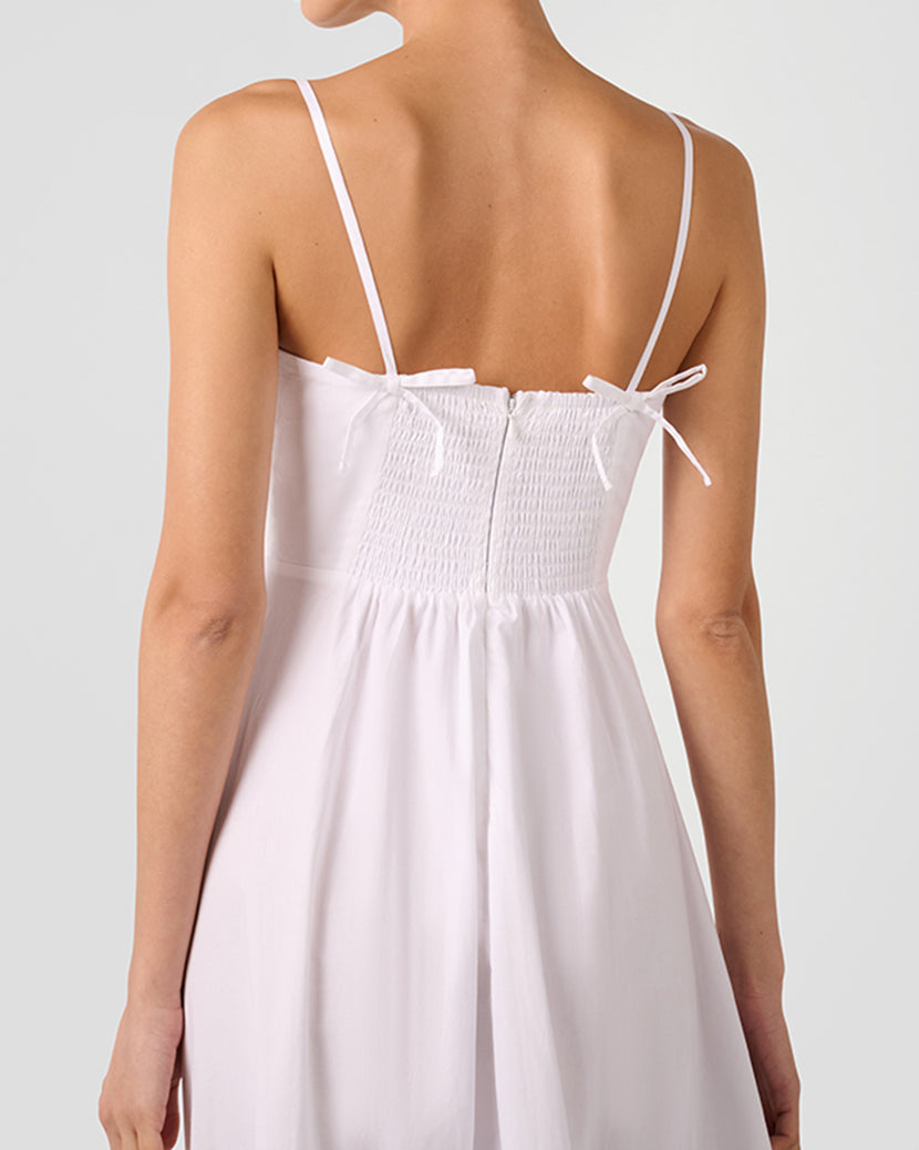 Ruffle Flare Midi Dress