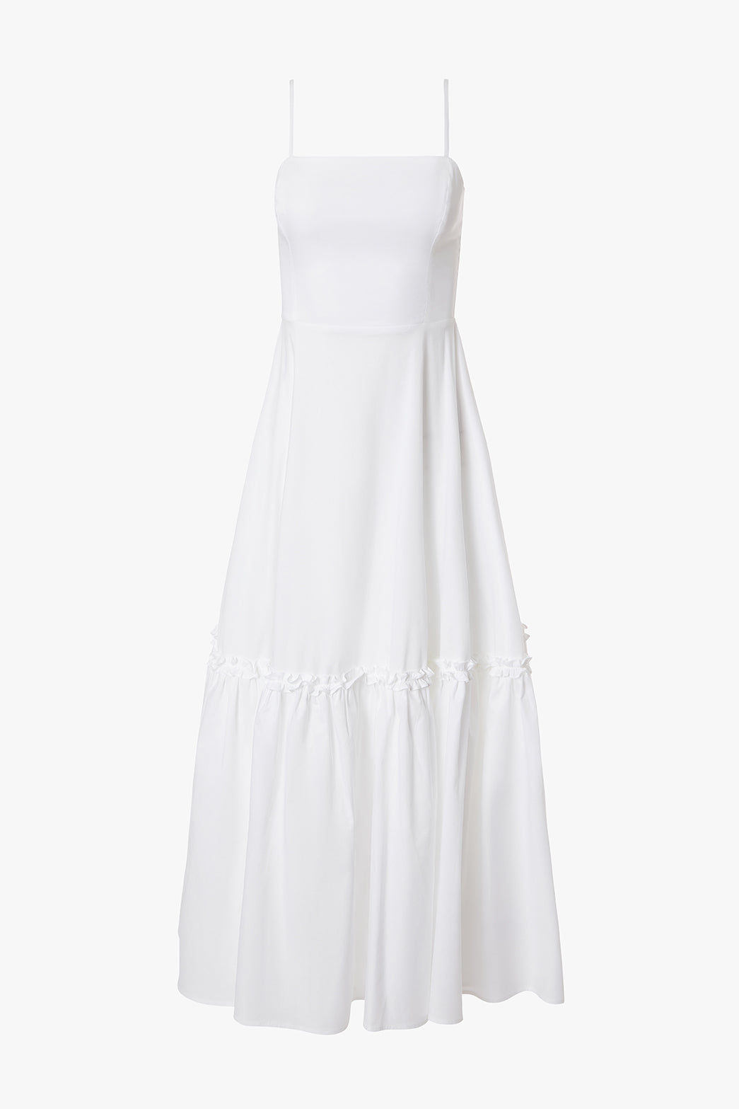 Ruffle Flare Midi Dress