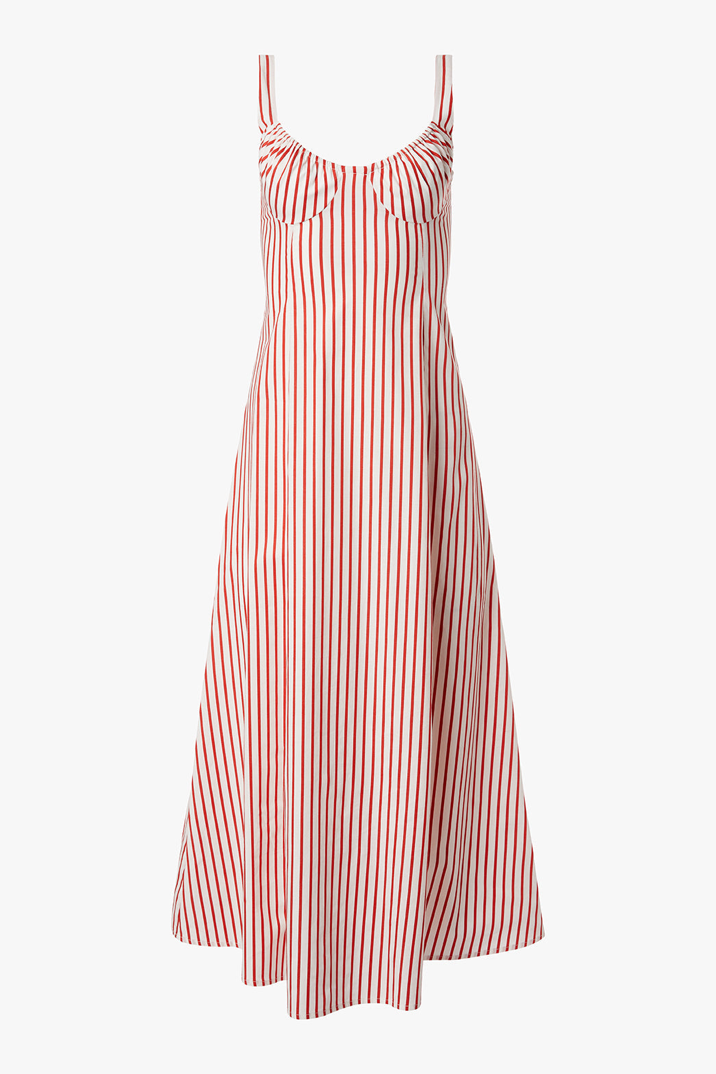 Ruched Cup Midi Dress