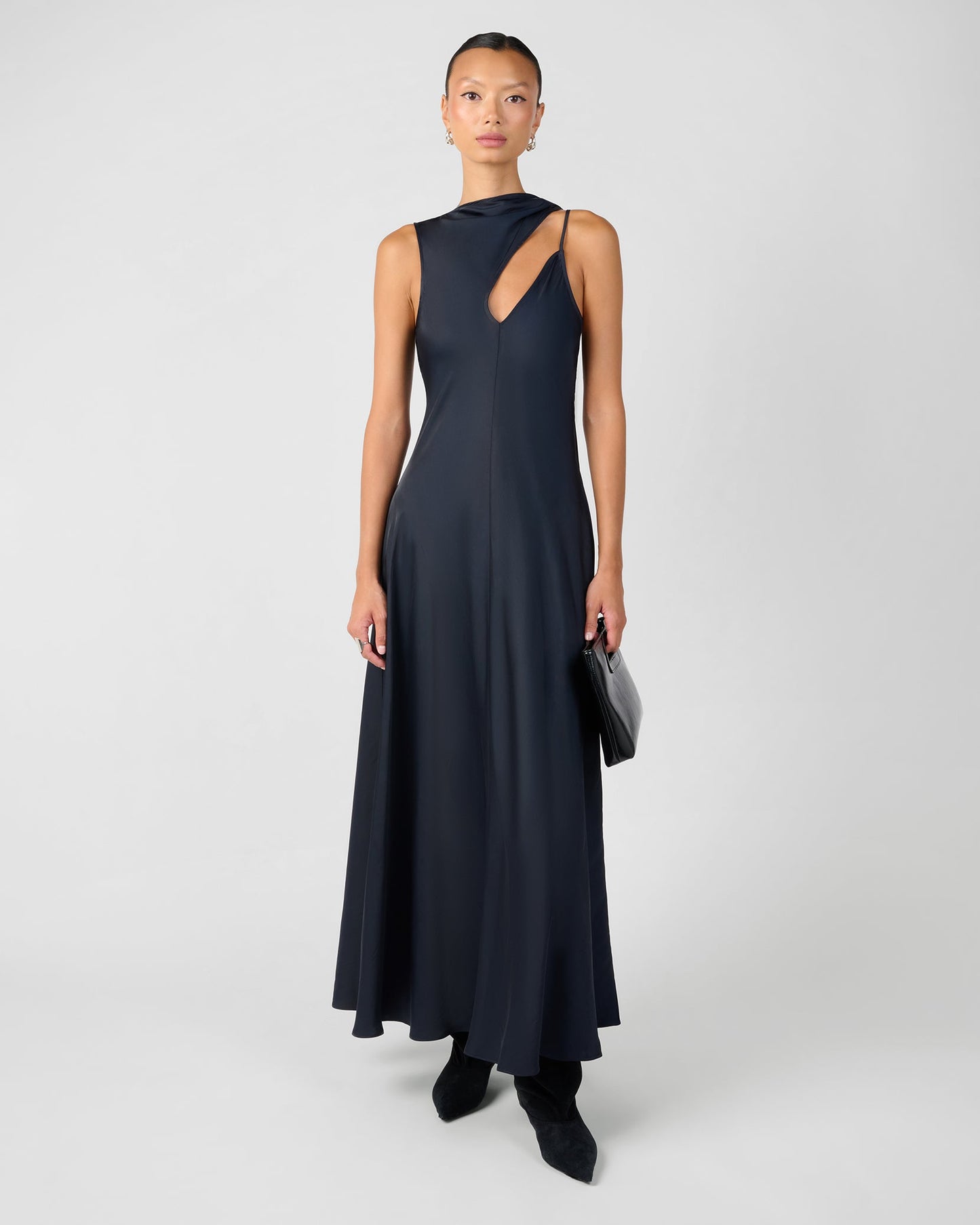 Wrap Neck Slip Dress