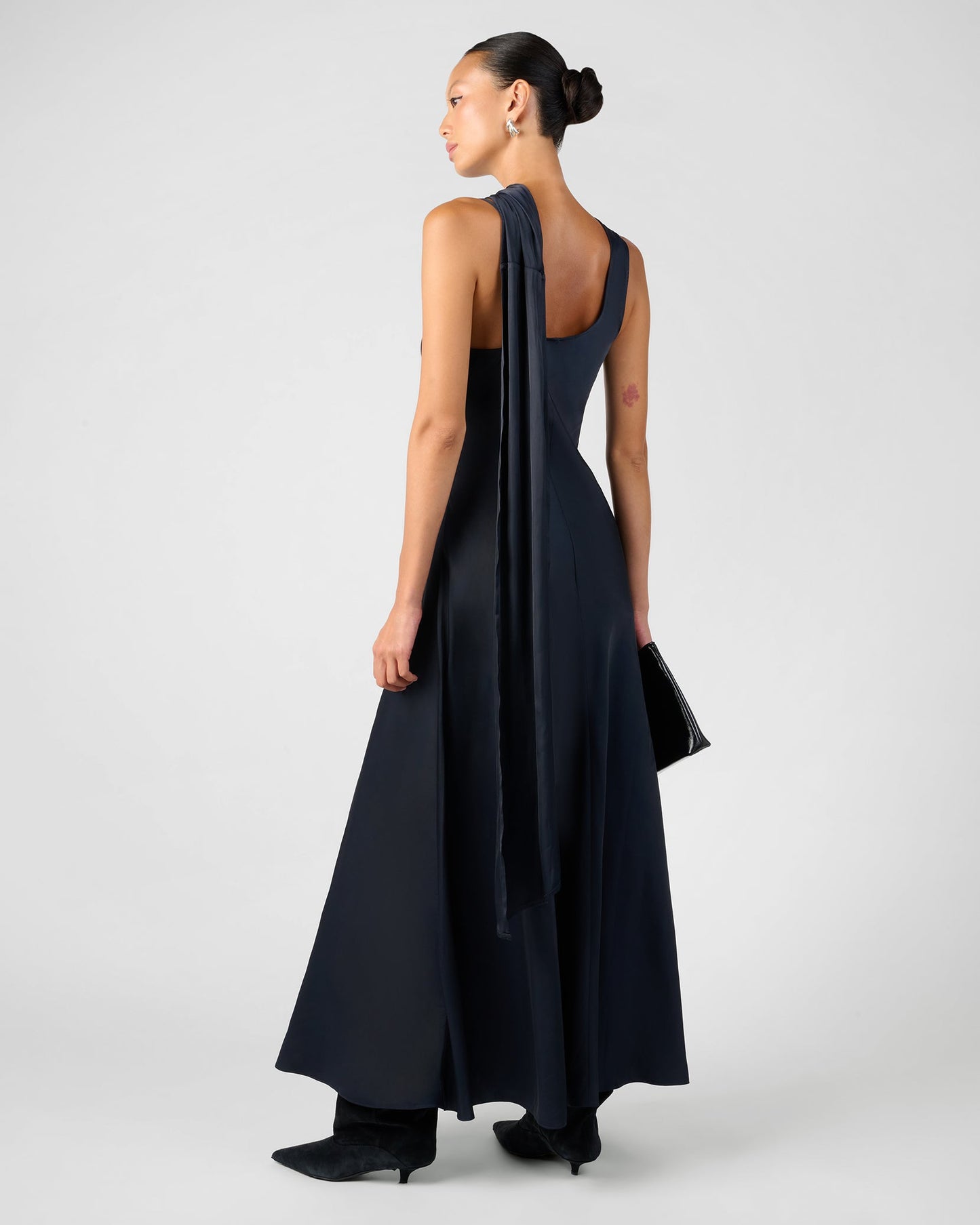Wrap Neck Slip Dress