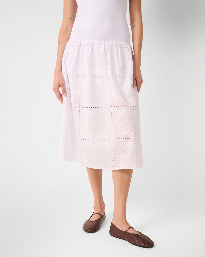 Ribbed Cotton Midi Dress