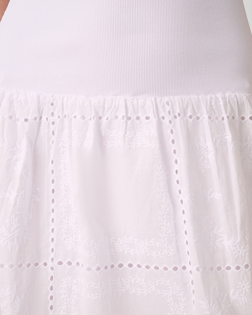 Ribbed Cotton Midi Dress