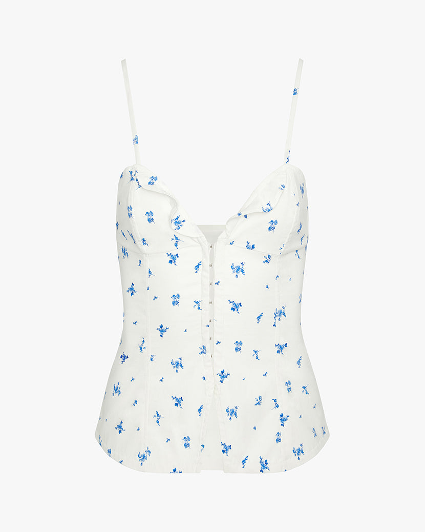 Ruffle Corset Top