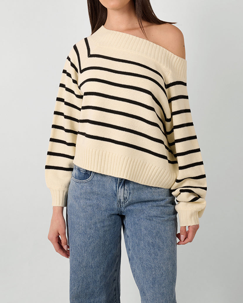 Off Shoulder Sweater