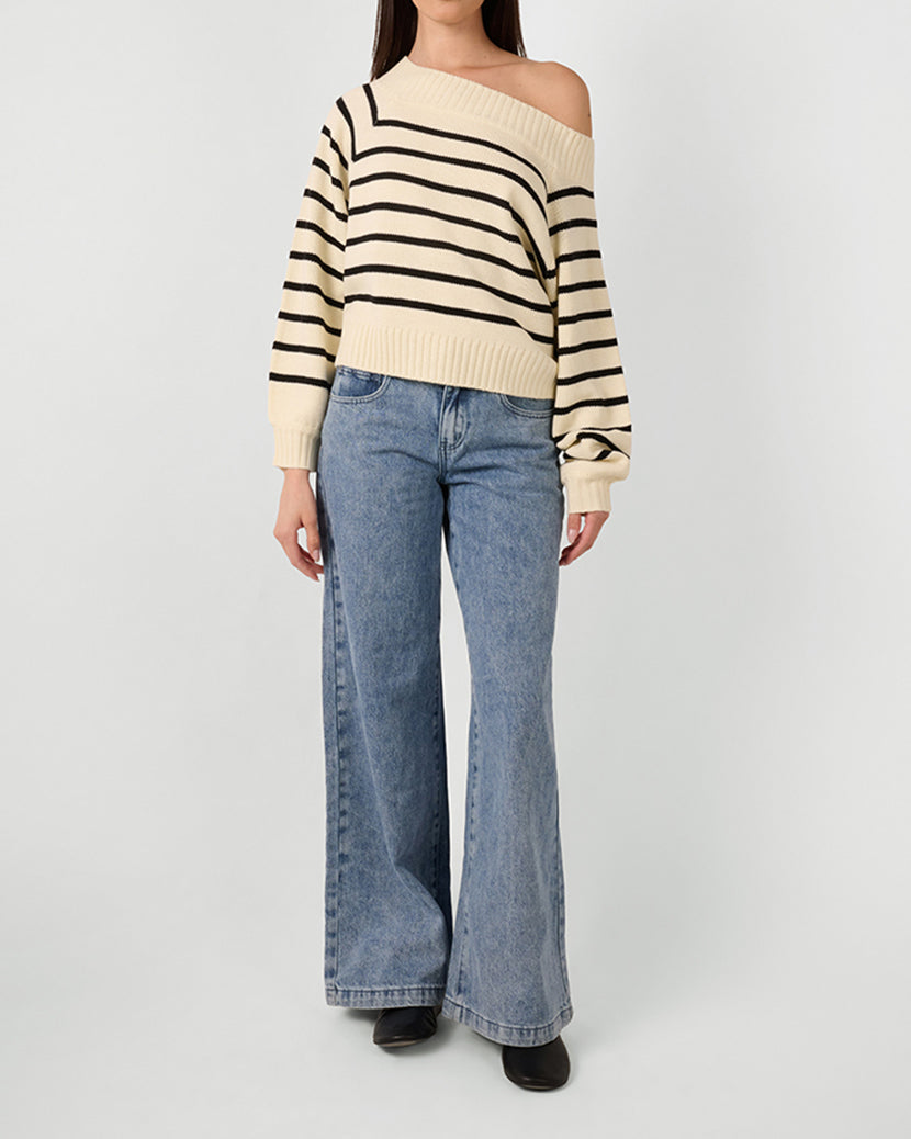 Off Shoulder Sweater