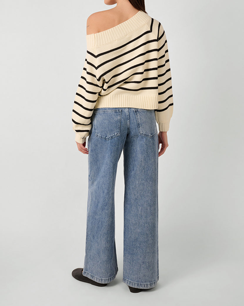 Off Shoulder Sweater
