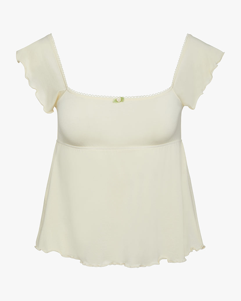 Square Neck Babydoll Top