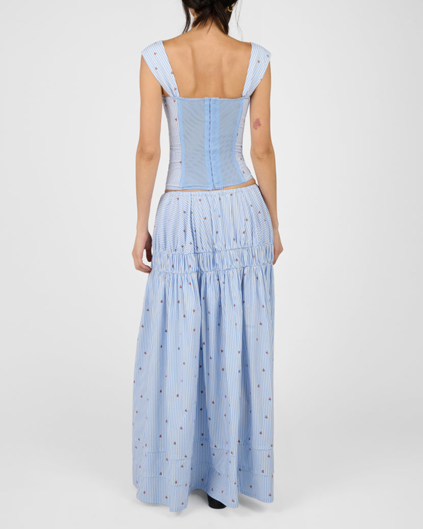 Tiered Midi Skirt