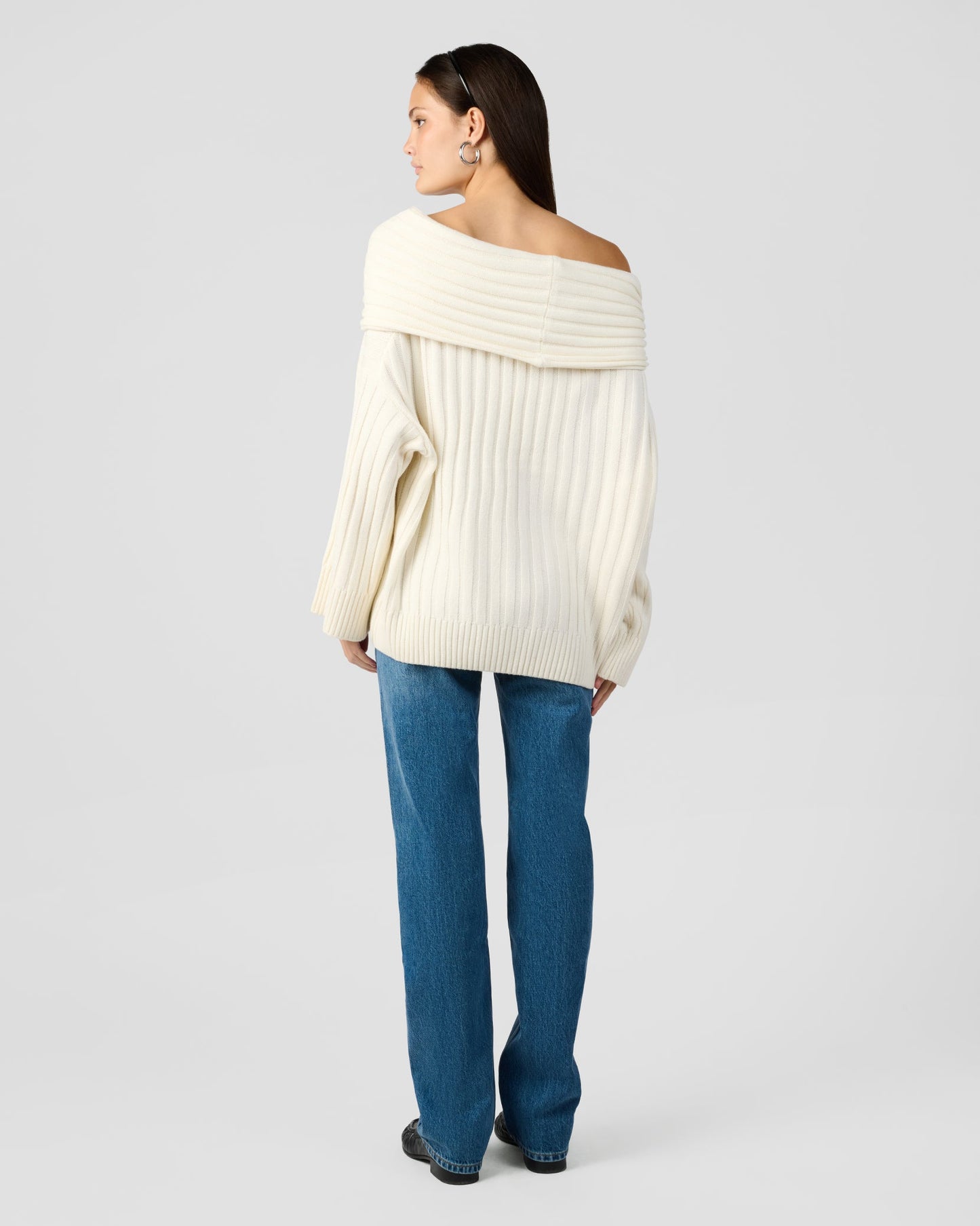 Oversized Off Shoulder Sweater