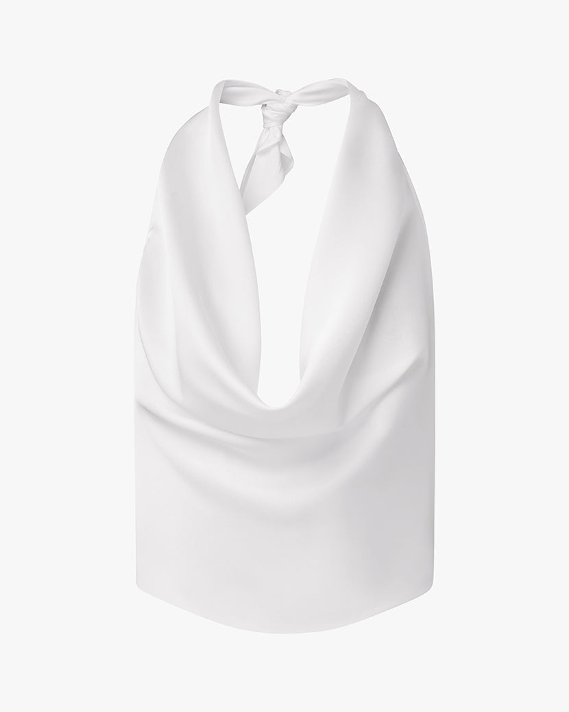 Halter Cowl Neck Top