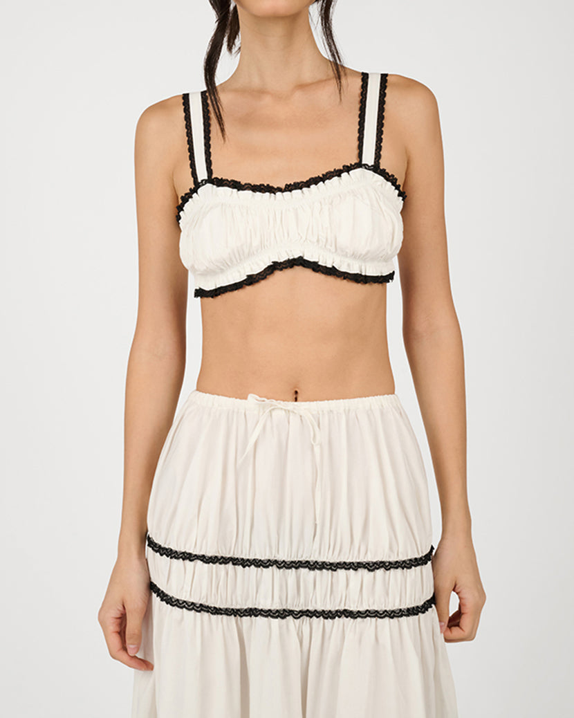 Ruched Crop Top