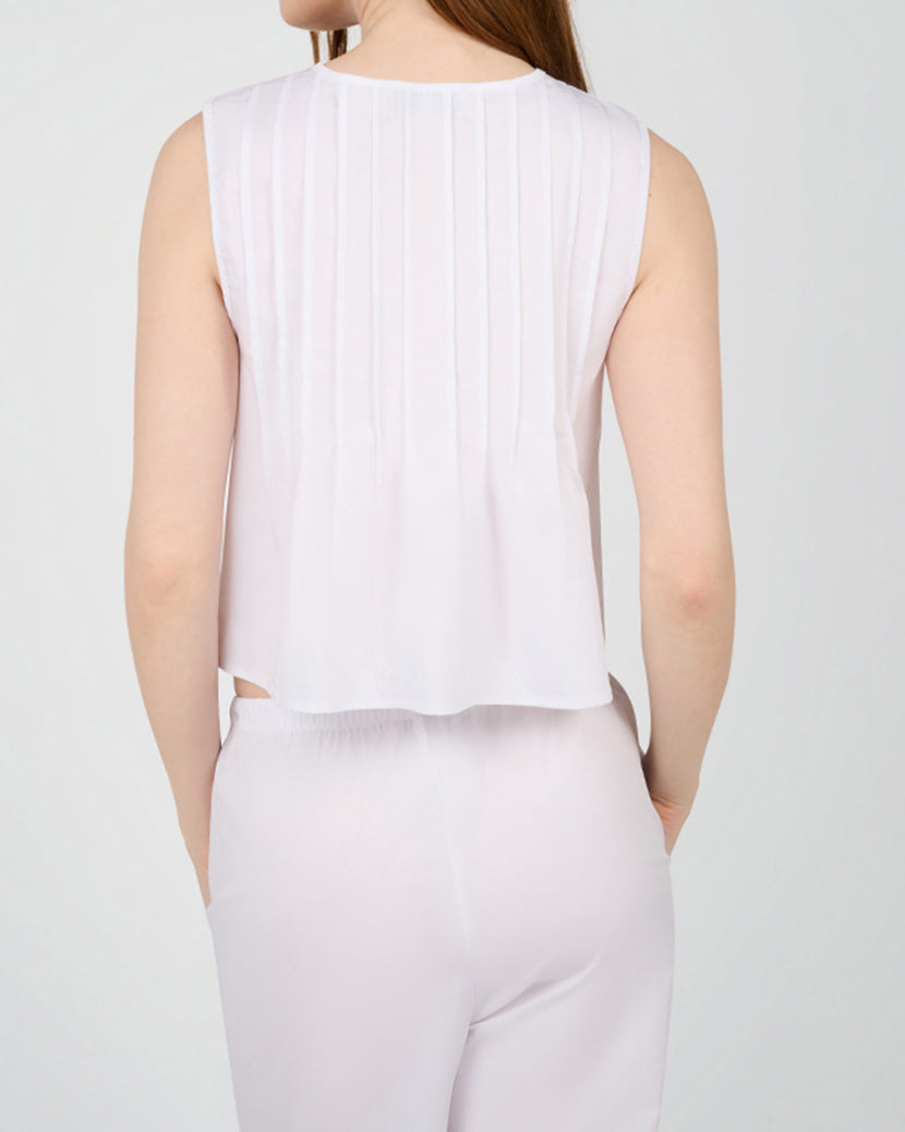 Tie Front Flare Top