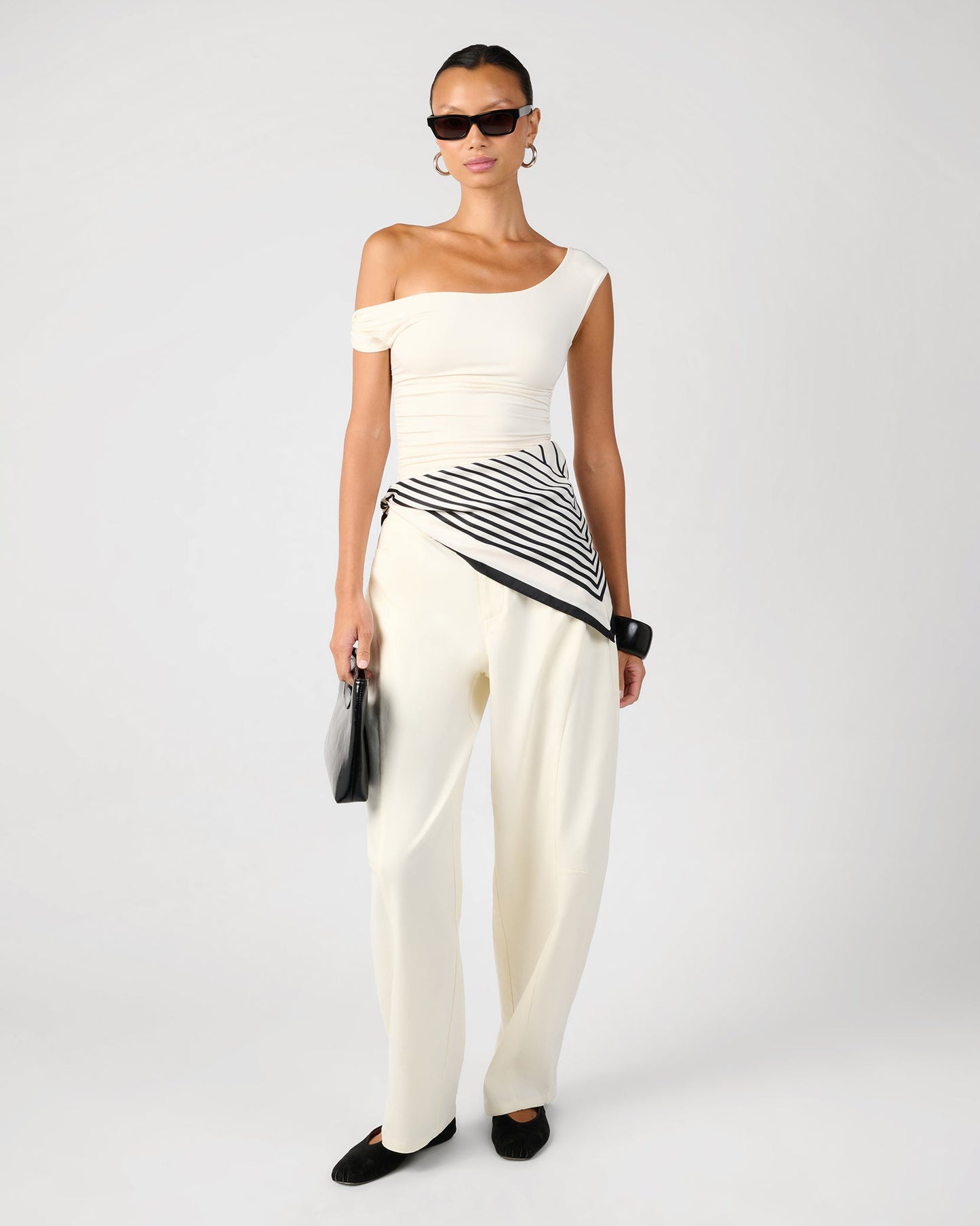 Twisted Off The Shoulder Top